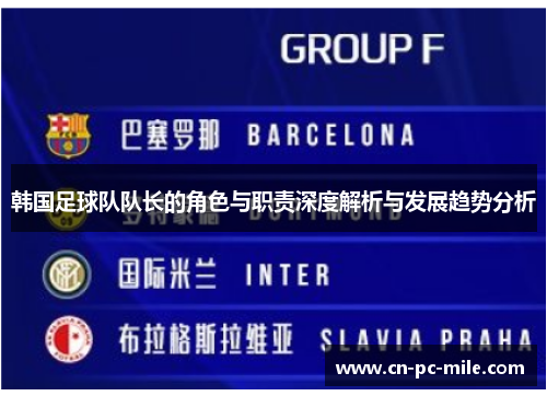 韩国足球队队长的角色与职责深度解析与发展趋势分析